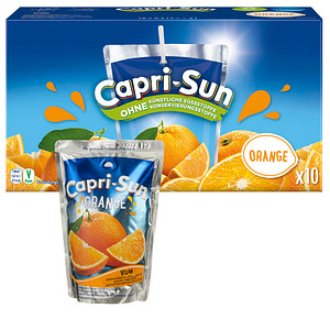 Image Capri-Sun Fruchtsaftgetränk ORANGE, 10 x 0,2 l