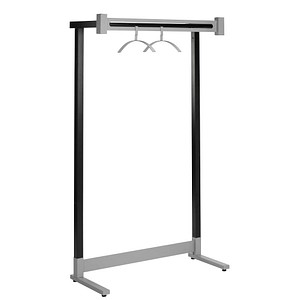 Image kerkmann Wand-Garderobenständer Montana, schwarz/alusilber