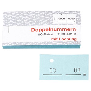 Image 5 WOLF & APPENZELLER Doppelnummernblöcke 01-100, 101-200, 201-300, 301-400, 401-500