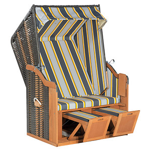 Image Müsing Strandkorb Sunny Smart Rustikal 250 Basic anthrazit
