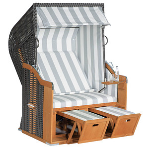 Image Müsing Strandkorb Sunny Smart Rustikal 250 Basic anthrazit