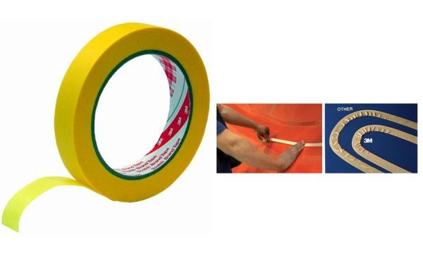 Image 3M Malerabdeckband 244 Gold, 18 mm x 50 m (9055136)