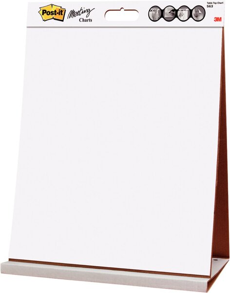 Image 3M Post-it Meeting-Chart TableTop, 50,8 x 58,4 cm, weiß (563R)