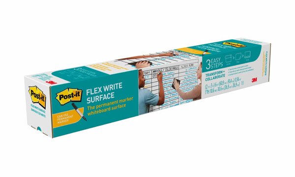 Image 3M Post-it® selbstklebende Whiteboardfolie Flex Write Surface blanko
