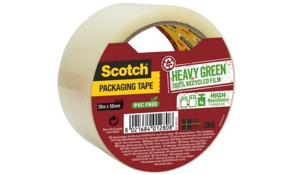 Image 3M Scotch Verpackungsklebeband HEAV Y GREEN, 50 mm x 50 m (9005060)