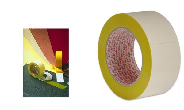 Image 3M Teppich-Klebeband 9195, 50 mm x 25 m, gelb (9055135)