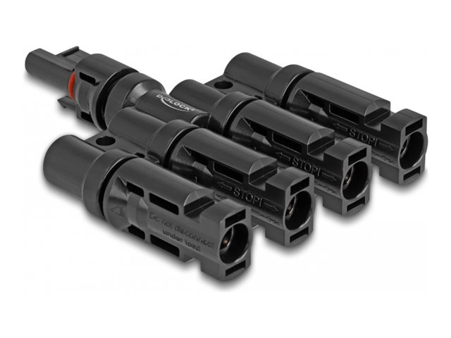 Image DELOCK 60027 Kabeladapter 1 x DL4 4 x DL4 Schwarz (60027)