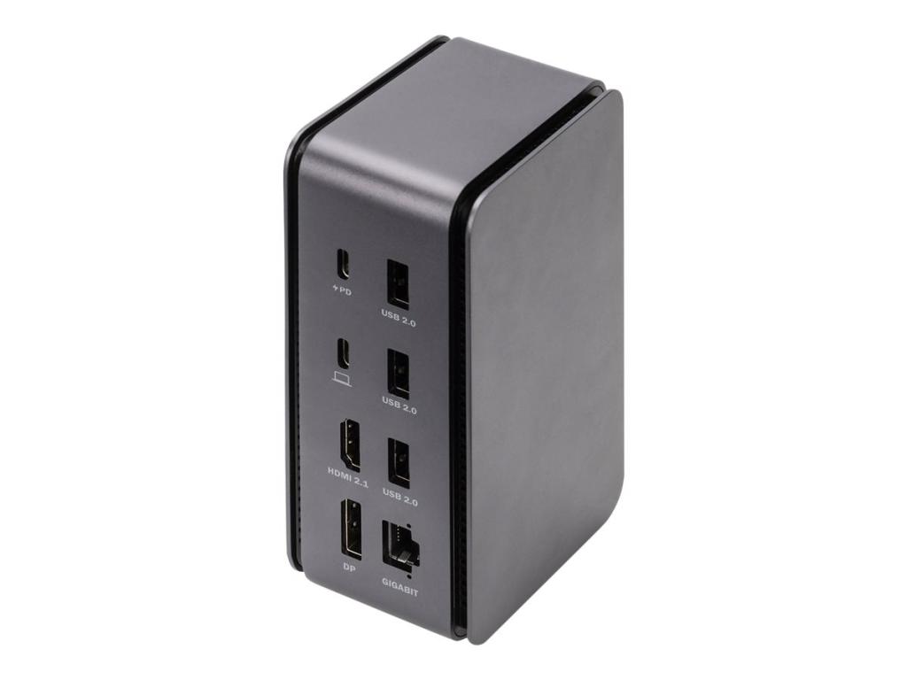 Image DIGITUS USB 4.0 Dockingstation 8K, USB Type-C, grau/schwarz