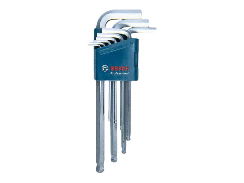Image BOSCH Professional Allen Key Hex 9 pcs Sechskantschlüssel-Set (1.600.A01.TH5)