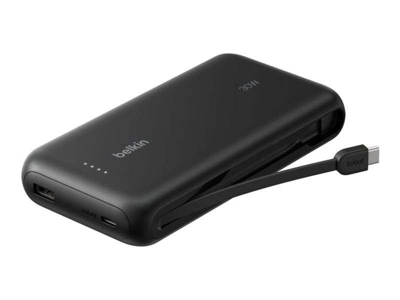 Image BELKIN GAMING POWERBANK 20.000 MAH INTEGRIERTEM USB-C KABEL 30 W S (ENA013HQBK)