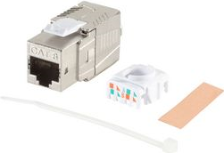 Image SHIVERPEAKS BASIC-S Keystone Modul Kat.8.1, geschirmt Schneidklemme - RJ45 Kupp
