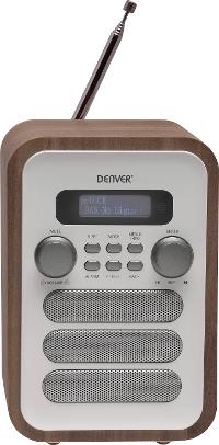 Image DENVER DAB-48 Küchenradio UKW, DAB+ Bluetooth® Weiß