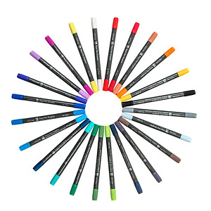 Image Marabu Graphix Octopy Aquarellmarker-Set farbsortiert, 24 St.