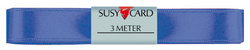 Image SUSY CARD Geschenkband "Doppelsatin", 15 mm x 3 m, royalblau