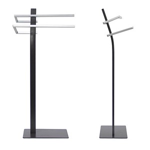 Image relaxdays Handtuchständer GRAO schwarz