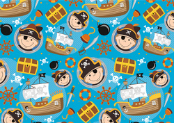 Image SUSY CARD Geschenkpapier "Captain Hook", auf Rolle