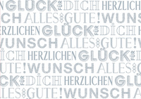 Image SUSY CARD Geschenkpapier "Typo Happy", auf Rolle