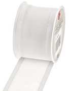 Image SUSY CARD Geschenkband auf Spule "Korsika", weiß