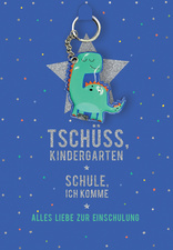 Image CACTUS Schulanfangs-Grußkarte "Dino"