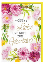 Image SUSY CARD Geburtstagskarte "rote Rose