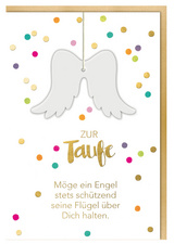 Image SUSY CARD Taufkarte "Engelsflügel