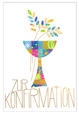 Image SUSY CARD Konfirmationskarte "Mosaikkelch