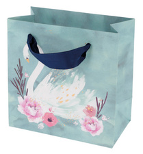 Image SUSY CARD Geschenktüte "Swan lake light blue"