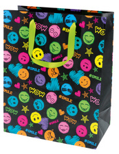 Image SUSY CARD Geschenktüte "Smile black"