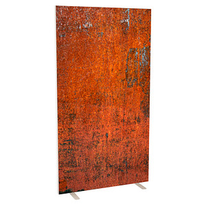 Image PAPERFLOW Trennwand easyScreen 61761 Rost Motiv 94,0 x 173,2 cm