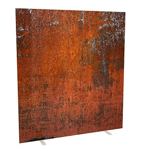 Image PAPERFLOW Trennwand easyScreen 61759 Rost Motiv 160,0 x 173,2 cm