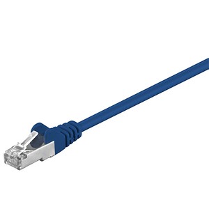 Image WENTRONIC CAT 5-050 FTP BLAU/BLUE 0.50m