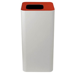 Image TKG Pure Mülleimer 100,0 l weiß, rot