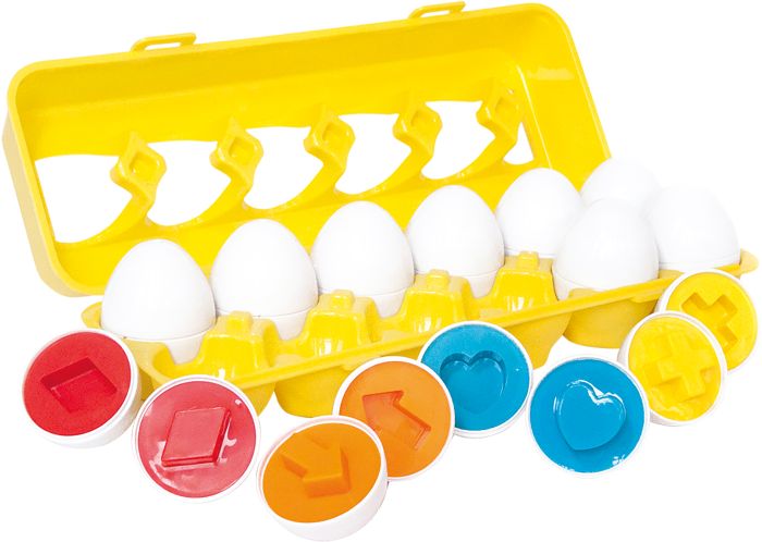 Image SMB Farb-und Steckset Eier, 12-teilig