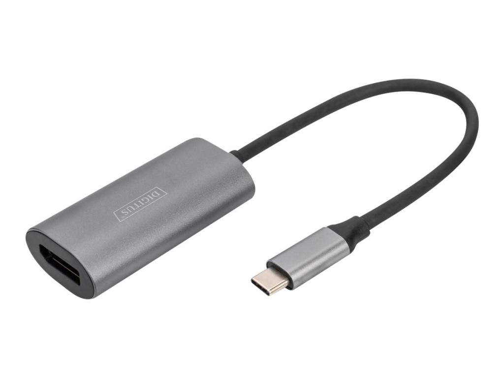 Image DIGITUS USB-C - DisplayPort Grafik-Adapter, UHD 8K / 30 Hz