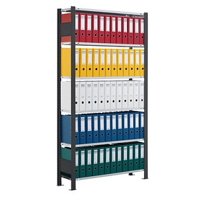 Image SCHULTE Schwerlastregal 36007-S schwarz 100,0 x 30,0 x 200,0 cm