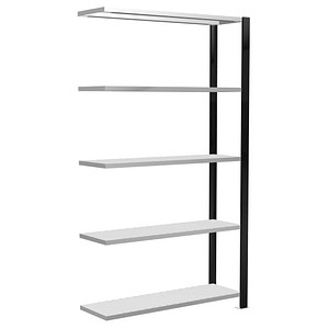Image SCHULTE Anbau-Schwerlastregal 36004-S schwarz 100,0 x 30,0 x 180,0 cm