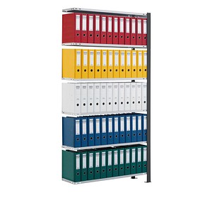 Image SCHULTE Anbau-Schwerlastregal 36010-S schwarz 100,0 x 30,0 x 200,0 cm