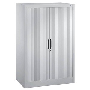 Image CP Omnispace Rollladenschrank silber 2 Fachböden 80,0 x 42,0 x 123,0 cm