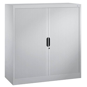 Image CP Omnispace Rollladenschrank silber 2 Fachböden 120,0 x 42,0 x 123,0 cm