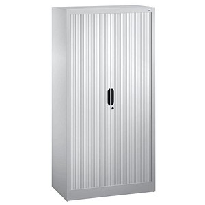 Image CP Omnispace Rollladenschrank silber 3 Fachböden 80,0 x 42,0 x 166,0 cm