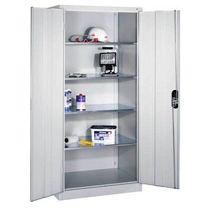 Image CP Stahlschrank 8922-00 lichtgrau 93,0 x 60,0 x 195,0 cm, aufgebaut