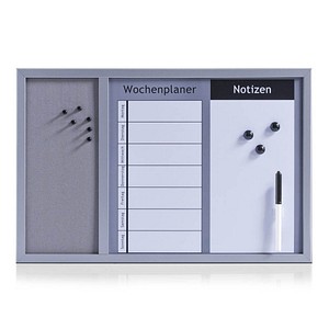 Image Zeller Whiteboard-Pinnwand 60,0 x 40,0 cm Kork grau