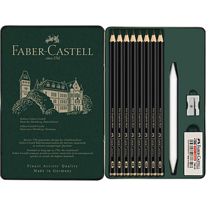 Image FABER-CASTELL PITT GRAPHITE Matt Set, 11-teiliges Etui