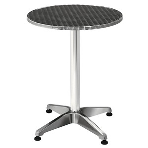 Image Garden Pleasure Stehtisch Metall silber 60,0 x 60,0 x 70,0/110,0 cm