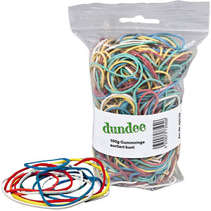 Image dundee Gummiringe farbsortiert 100,0 g