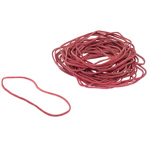 Image dundee Gummiringe rot, Ø 8,5 cm, 1000,0 g