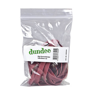 Image dundee Gummibänder rot 1,0 cm, Ø 13,0 cm, 50,0 g