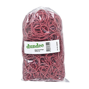 Image dundee Gummiringe rot, Ø 10,0 cm, 500,0 g