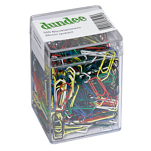 Image 500 dundee Büroklammern farbsortiert Metall