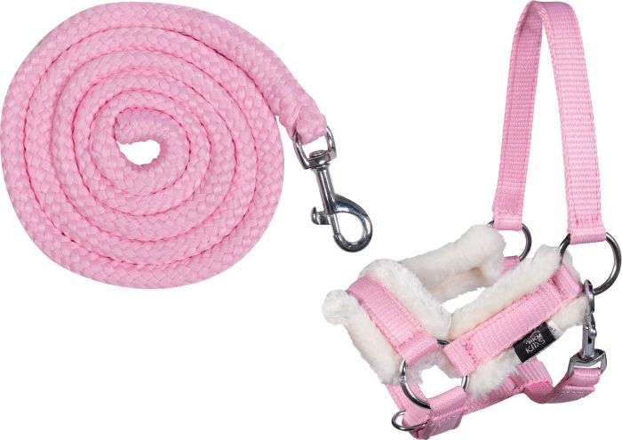 Image Halfter und Strick -Hobby Horsing- rosa